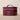 The burgundy Charly vanity case