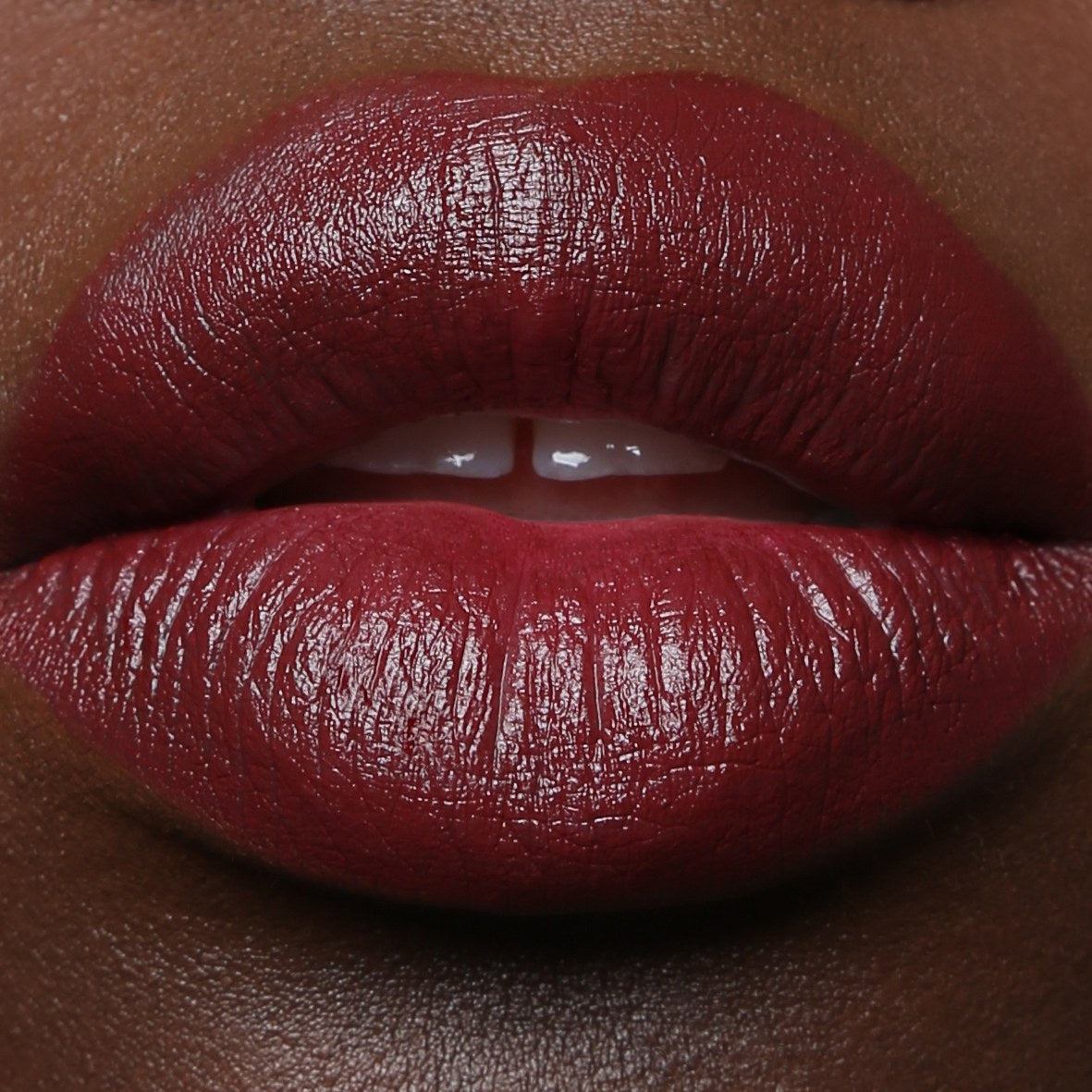 Eternal Matte No Refund, worn, lips close-up