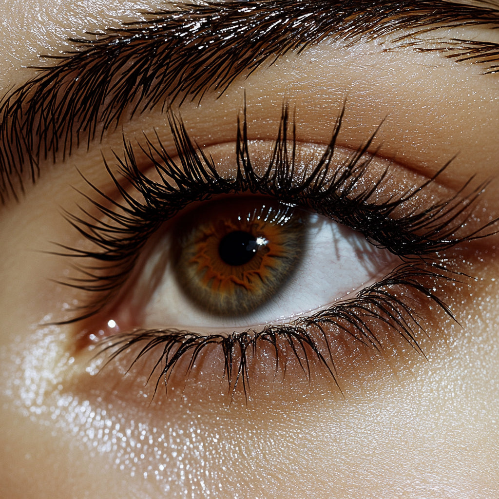 Zoom sur un oeil de femme portant le mascara Eternal Mascara